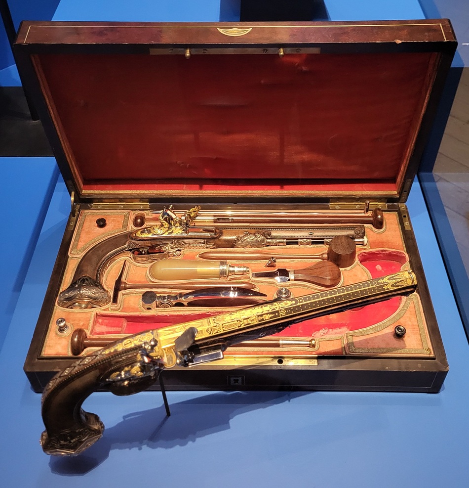 Coffret de pistolets ayant appartenu à François Fournier-Sarlovèze